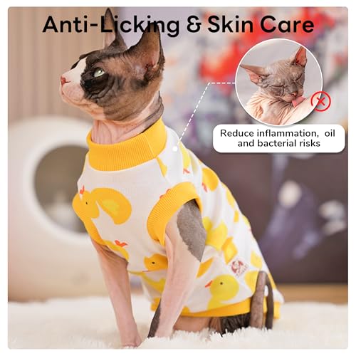 Pull col roulé Sphynx PUMYPOREITY chat sans poil pyjama XL
