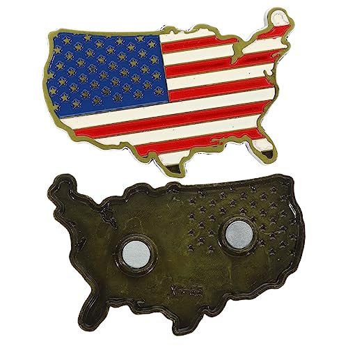 POPETPOP 2 Piezas Imán de Refrigerador de de Calcomanías de Bandera Americana Magnéticas Decoración Patriótica para Hogar
