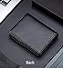 BULLCAPTAIN Mens Wallet RFID Bifold Soft Genuine Leather Bifold Wallets for Men with 15 Card Slots ID Window (Black)