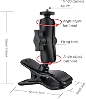 Vista 3 de Soporte para teléfono de guitarra, soporte de cámara de acción para guitarra