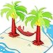 Produktbild 3D-Pop-Up-Karte mit Palmen & Hängematte XXL z.B. als Reise-Gutschein, Wellness-Urlaub, Verpackung für Geldgeschenke o. Urlaubsgeld, Erlebnis-Gutschein für Kurzurlaub, Urlaubskarte