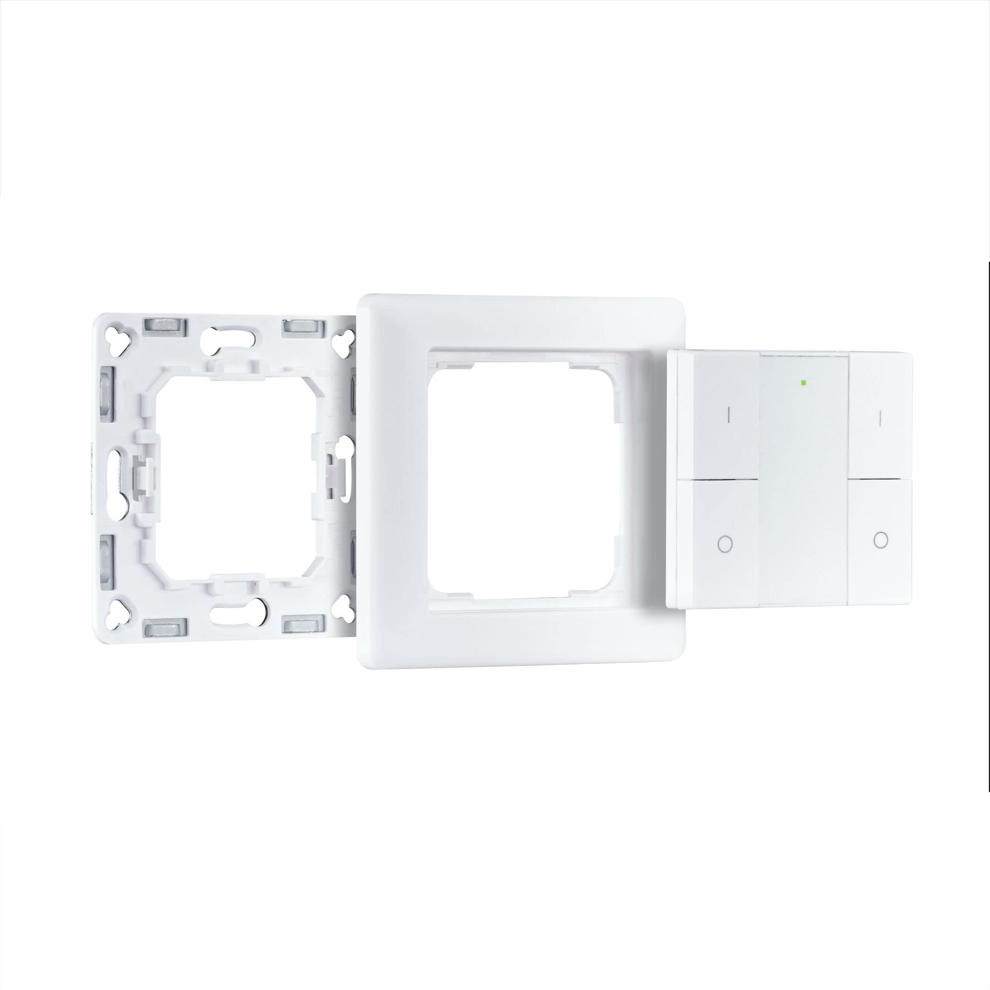 Paulmann 50134 Smart Home Zigbee Interruptor de pared On/Off/Dimm Blanco Control Plástico