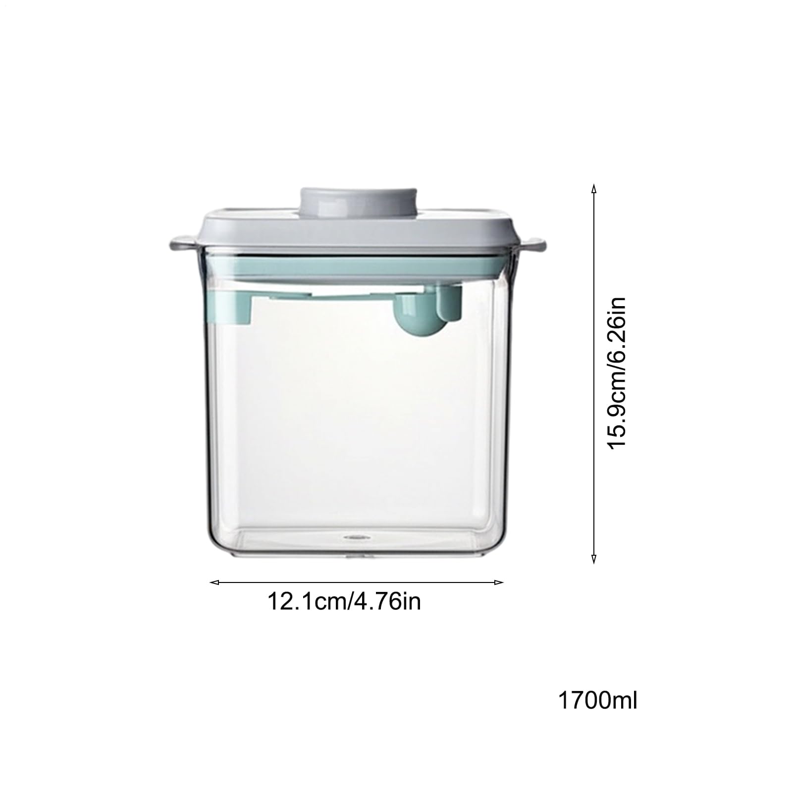 Contenitore Portatile Per Latte In Polvere Contenitore 1700ml A Tenuta | Porta Latte In Polvere Con Misurino Per Casa Cucina Dispensa Asilo