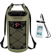 Piscifun Dry Bag Waterproof, Lightweight Dry Bag Backpack, Waterproof Dry Bag with Free Phone Cas...
