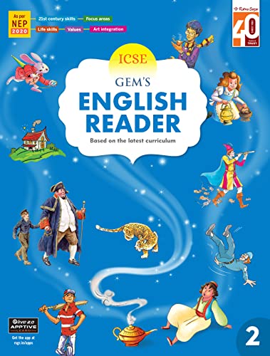 Ratna Sagar ICSE Gem's English Reader Book 2 - English Reader Book For Grade 2