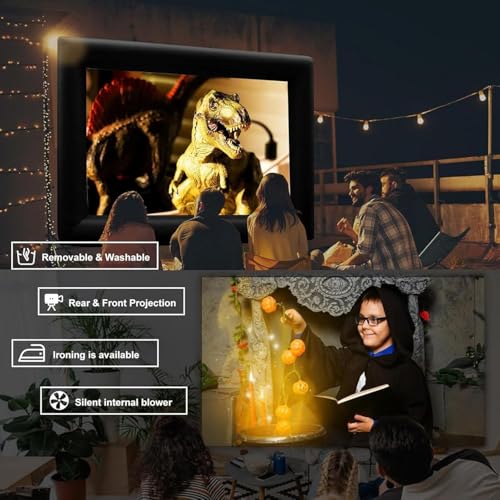 Pantalla Inflable para Cine al Aire Libre 24ft 16:9 miniatura 3