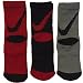 Nike Boys Big Swoosh Crew Socks 3 Pair, 13C-3Y