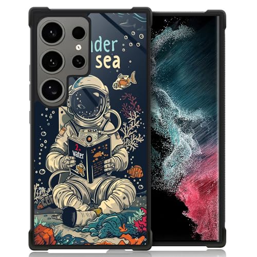 Coque Galaxy S24 Ultra CARLOCA avec motif astronaute sous l'eau en TPU souple