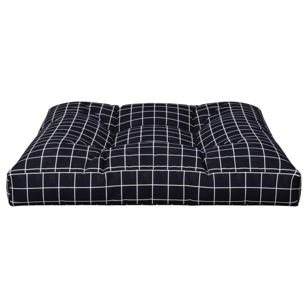 Cuscino per pallet, 80 x 80 x 12 cm, in tessuto, per interni ed esterni, per giardino, terrazza, balcone, divano, poltrona, impermeabile, ergonomico