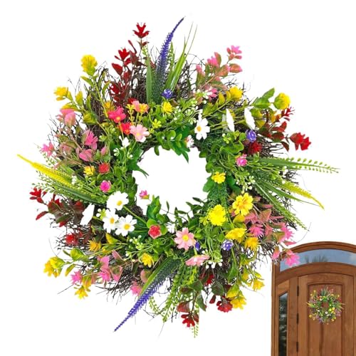 Couronne de porte d'été pour sublimer votre entrée et votre balcon