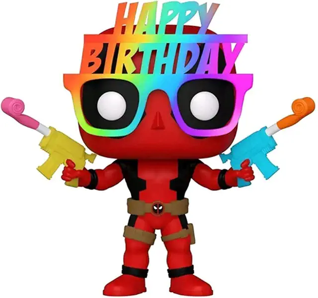 Funko Pop Deadpool 30th Anniversary with Glasses - Deadpool Figurine Collectible