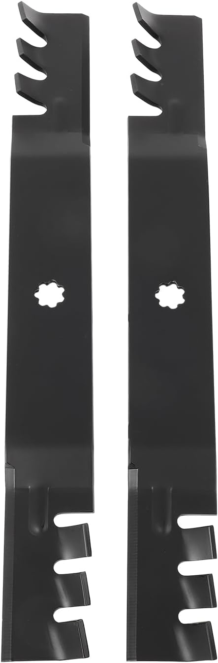 Gator Mulching Blades for John Dee re 42 inch GX22151 GY20850 AM131033 AM137333 AM141033 50-3231 Compatible with D100 D110 D125 S100 S130 S240 LA100 LA105 LA120 LA135 E100 E120 E130, 2 Pack