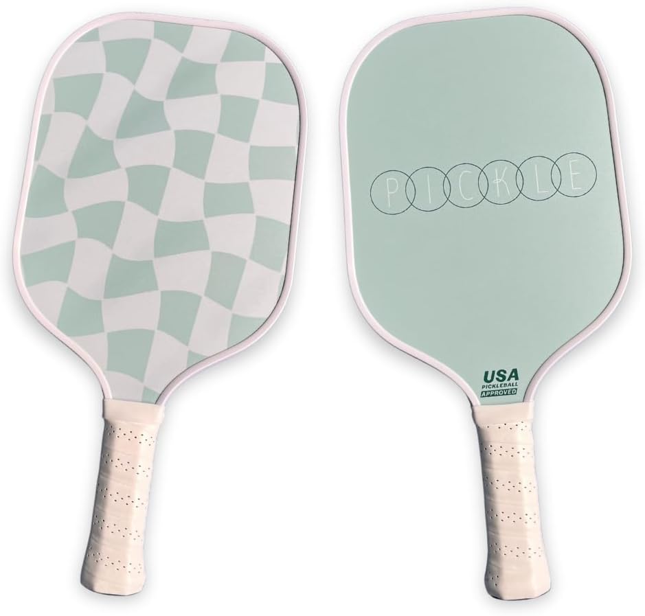 Pickleball Paddles | USA Pickleball Approved | Full Carbon Fiber | PP Honeycomb Core | Stylish & Unique Designs