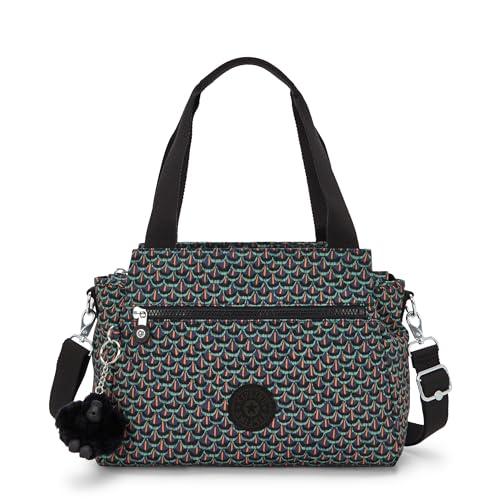 Kipling Women's Elysia Crossbody Bag, Lightweight, Multi-Compartment Magnetic Snap Pockets, Shoulder Bag