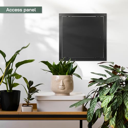 Couvercle de panneau anthracite 30,5 cm résistant pour cloison sèche - 6