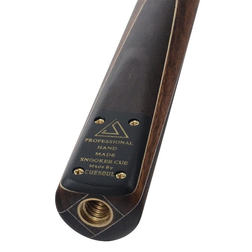 Taco de Snooker Clásico Artesanal 57 Inches 18 oz Palo de Rosa Unión 3/4 Estuche Protector