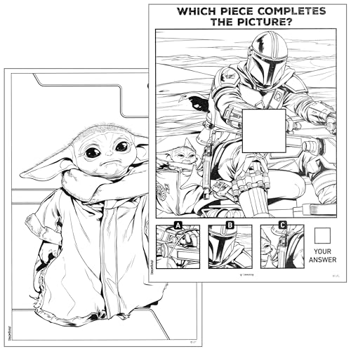Image of Star Wars Mandalorian Coloring Book Set with Baby Yoda Stickers Coloring Book, and More(Star Wars Classic)