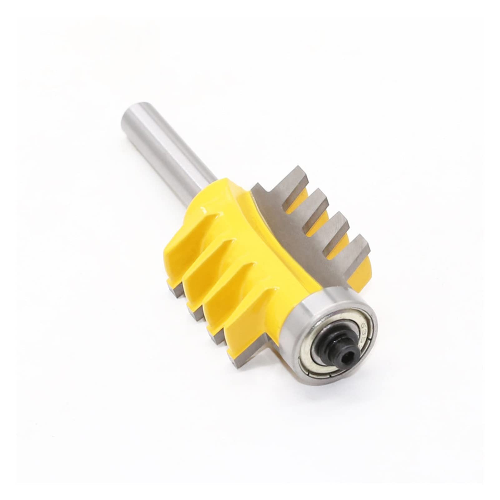 Cutter di fresatura superficiale 6/8 / 6.35mm Maniglia Maniglia Binario Reversibile Dito Giunto Delto Colla Router Bit Taper Tenon Tenon Lavorazione del legno Fresatura for incisione Cutter Router di