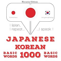 Couverture de Japanese - Korean. 1000 basic words
