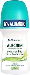Desodorante Roll-On Schraiber Alecrim Sem Alumínio Sem Parabenos 50mL