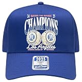 Field Pendant Baseball 2025 World & League Champions Embroidered Patch Hat | Los Angeles LA Merch | Snapback for Men & Women (US, Alpha, One Size, Royal Vintage World Champs)