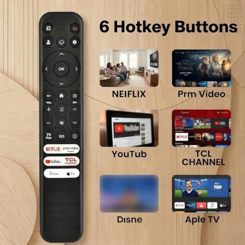 Image of Replacement for TCL Google TV Voice Remote Control,RC813 Universal Control
