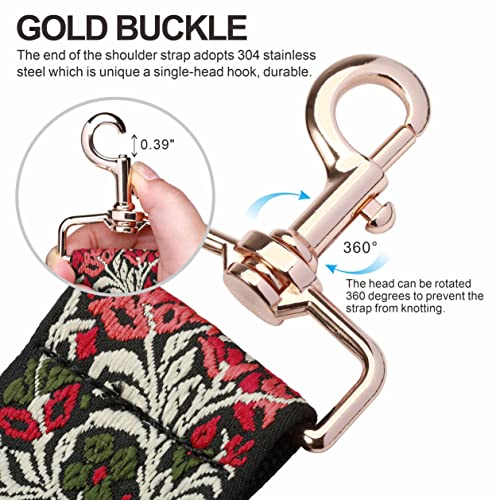Cinturones de bolso rosa correa ajustable cruzada de hombro 2