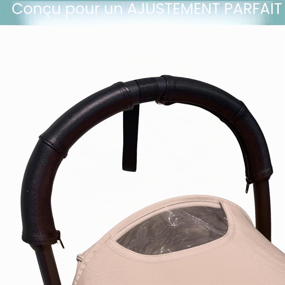 PROTEC TIF | Housses en similicuir compatibles avec le guidon Babyzen YOYO 2 et YOYO 3