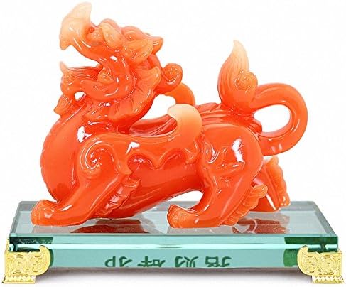 Miniatura 4 de Feng Shui Red Pi YaoPi Xiu Riqueza Porsperidad Estatua, Decoración de Feng Shui