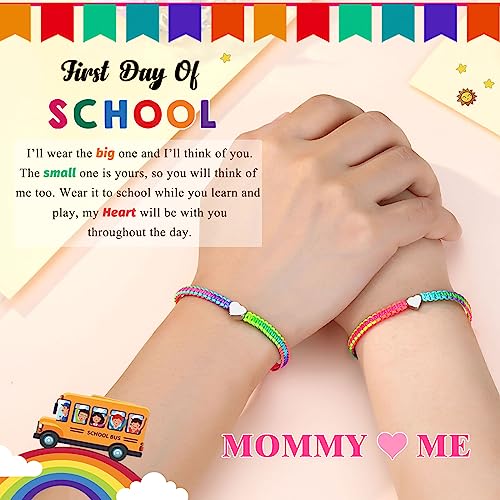 Image of First Day of School Gifts for Mommy and Me Matching Bracelets