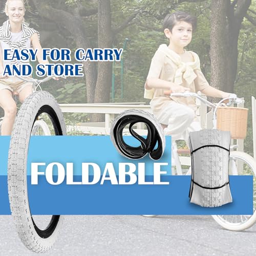 SIMEIQI Pair of Bike Tires BMX for Kids 12.5″/14″/16″/