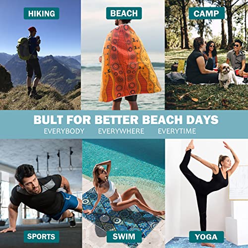 Cabanana Sand Free Beach Towel - Microfiber 32 X 64 Inch Quick Dry Lightweight Towel For Travel Sports Pool Swimming Bath Camping Yoga Girl Women Adults (Flamingo) #TOP5