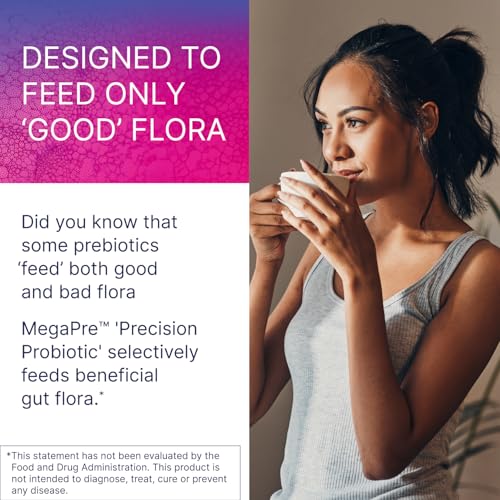 Microbiome Labs MegaPre Prebiotic Fiber Supplement in Vegetable Capsules - Prebiotic Supplement with Clinically Tested Oligosaccharides - Support Microbial Diversity & Gut Health (180 Capsules) - Image 4