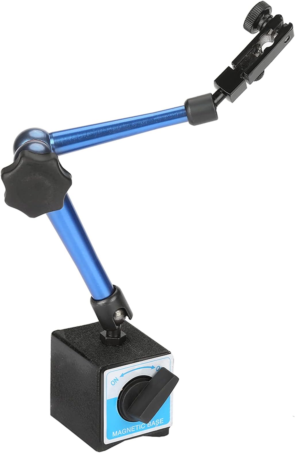 Strong Magnetic Base Holder Stand with Flexible Joints, Equipped with Permanent Magnet for Dial Test Indicator, Ideal for Precision Workpiece Measurement