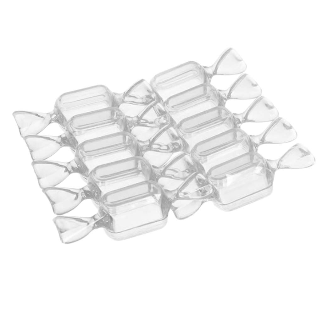 HEAVY DRIVER® 10 Pieces Mini Candy Shaped Plastic Candy Storage Box