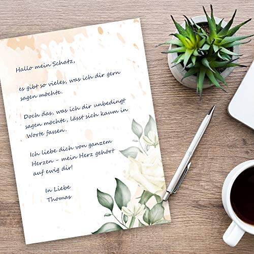 Kreative Feder Set di 25 fogli di carta da lettere...