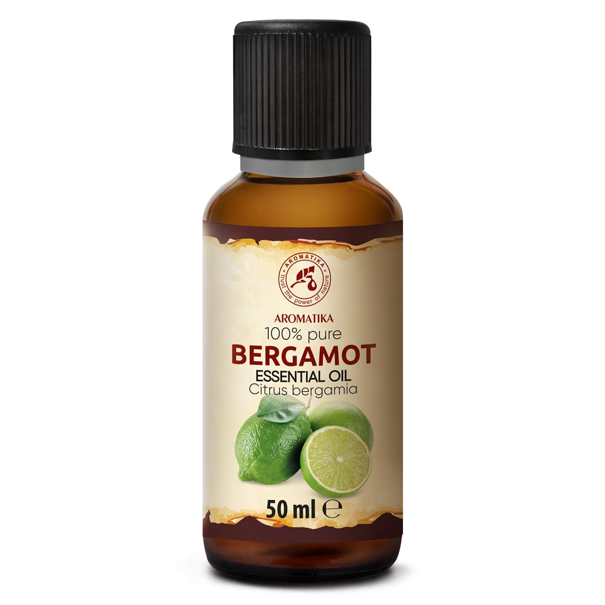 Olejek Eteryczny z Bergamotki 50 ml - Citrus Bergamia - Olejek Aromatyczny do Dyfuzora - Zapach Cytrusów - Aromaterapia - Świece Zapachowe - Mydła - Odświeżanie Powietrza