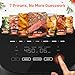 COSORI Air Fryer Pro 9-in-1, Compact 5QT, 450℉: Half Time & Chef-Grade Cook, One-Wipe Clean Glass Panel, 130+ In-App Recipes with Nutritional Info, Nonstick & Dishwasher-Safe Basket, Ceramic, Gray