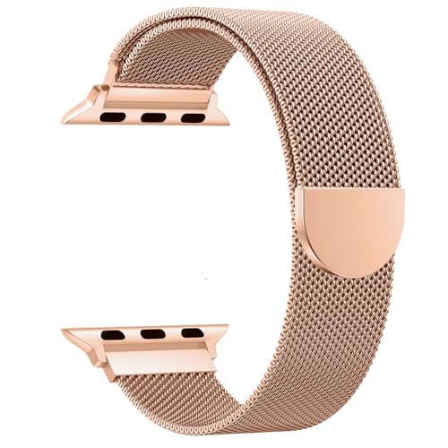 OULUOQI Correa de repuesto y pulsera compatible con Apple Watch 40mm 42mm(Series 10 &11) 41mm 38mm, Correa de metal de acero inoxidable para Series 11 10 9 8 7 6 5 4 3 SE3/2/1