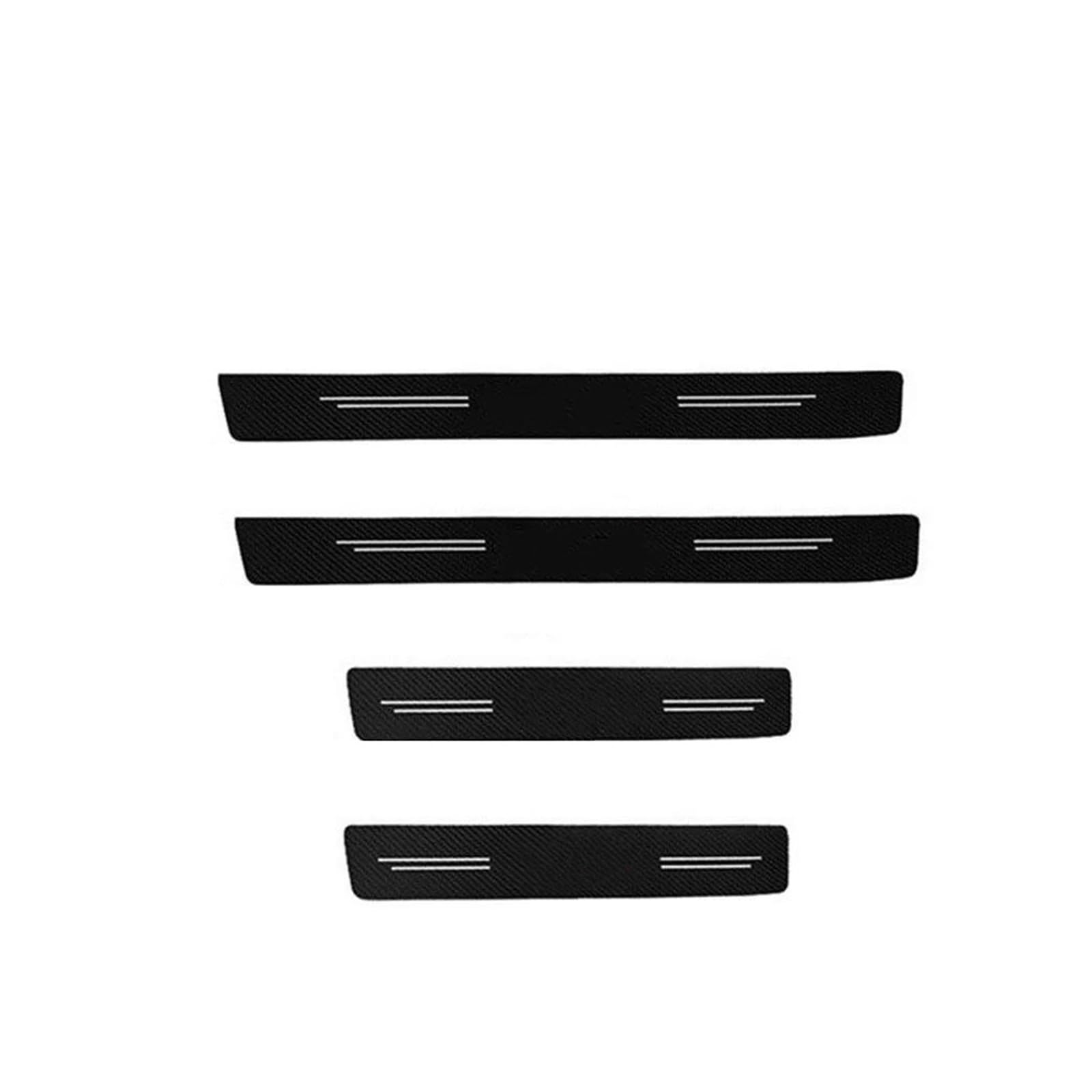 Car Sill Pedal Rear Bumper Protection Stickers for Toyota GR for Sport for Gazoo for Racing for Yaris 86 for Corolla for Hilux for Supra Accessories(4PCS)