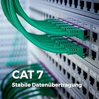 deleyCON 5m CAT7 Netzwerkkabel RJ45 10 Gigabit SFTP PiMF - Grün – Ansicht 5
