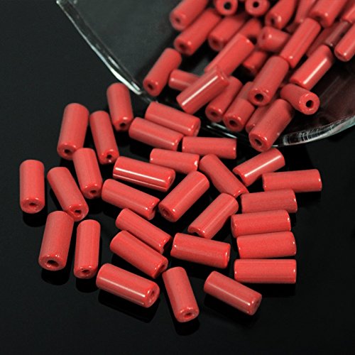Sponsored Ad - Tube Beads for Craft and Jewellery Making, Reddish Brown Color, 275 Beads(Approx)