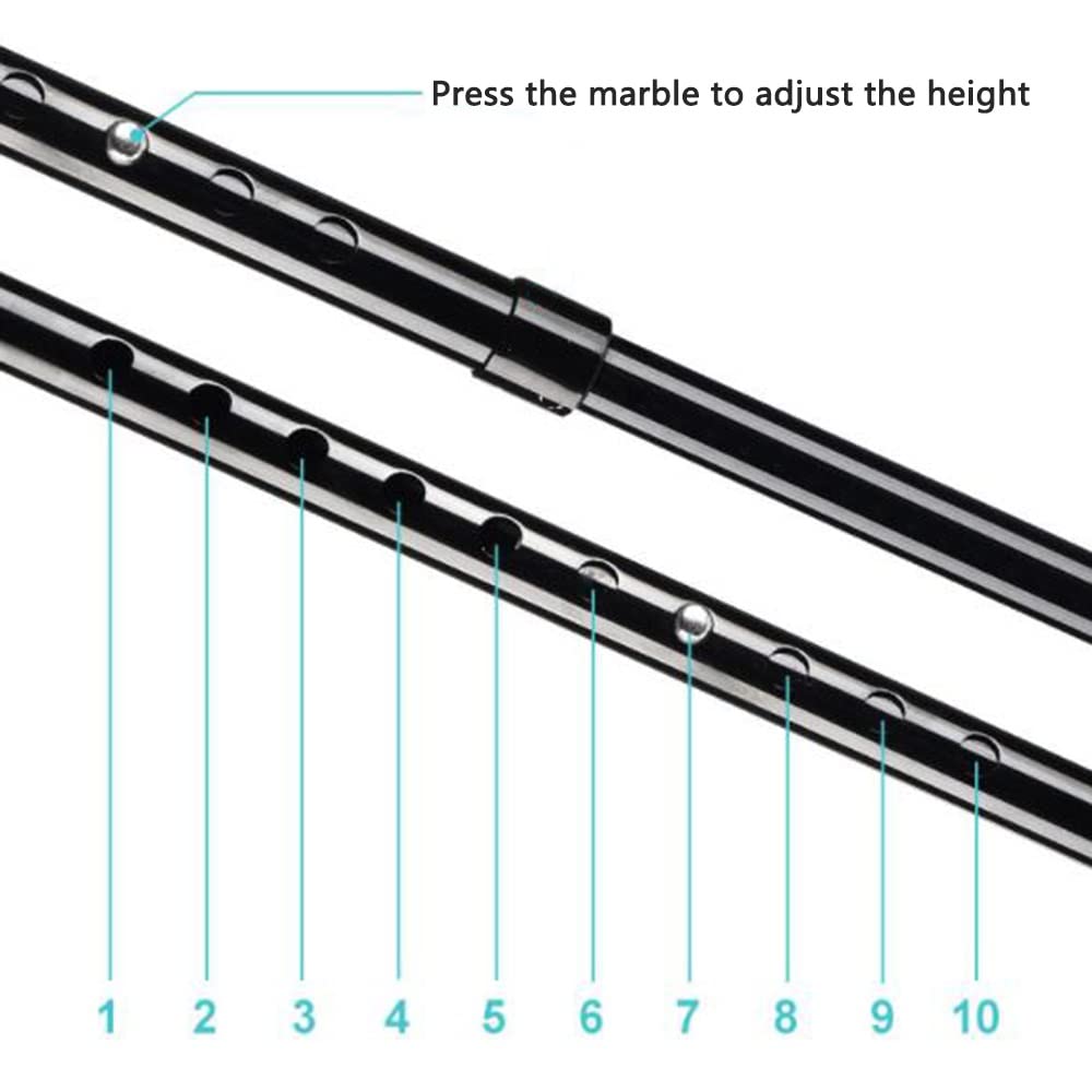 Aluminio Muletas Ortopédicas,Regulable Bastones para Adulto, Muleta para Caminar De Ajustables, Muletas De Antebrazo De Plegable