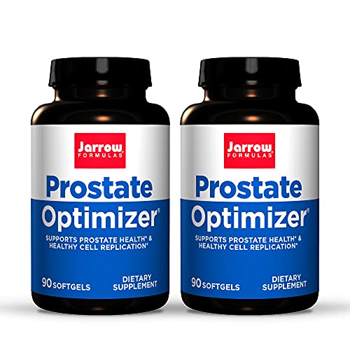 Jarrow Formulas Prostate Optimizer - 90 Softgels, Pack of 2 - Supports Prostate Health, Bladder Function & Urinary Flow - Healthy Cell Replication - 60 Total Servings Jarrow Formulas Prostate Optimizer - 90 Softgels, Pack of 2 - Supports Prostate Health, Bladder Function & Urinary Flow - Healthy Cell Replication - 60 Total Servings