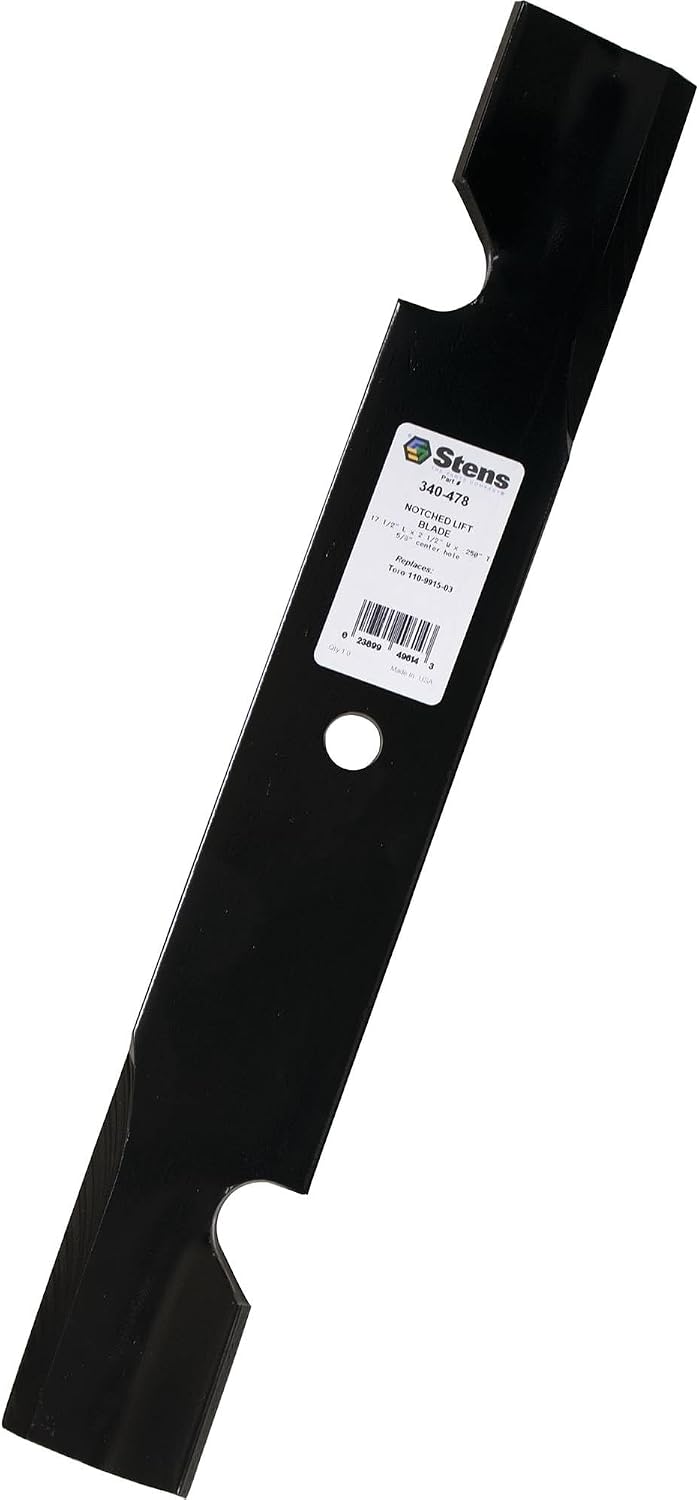 Stens Notched Lift Blade 340-478 for Toro 110-9915-03