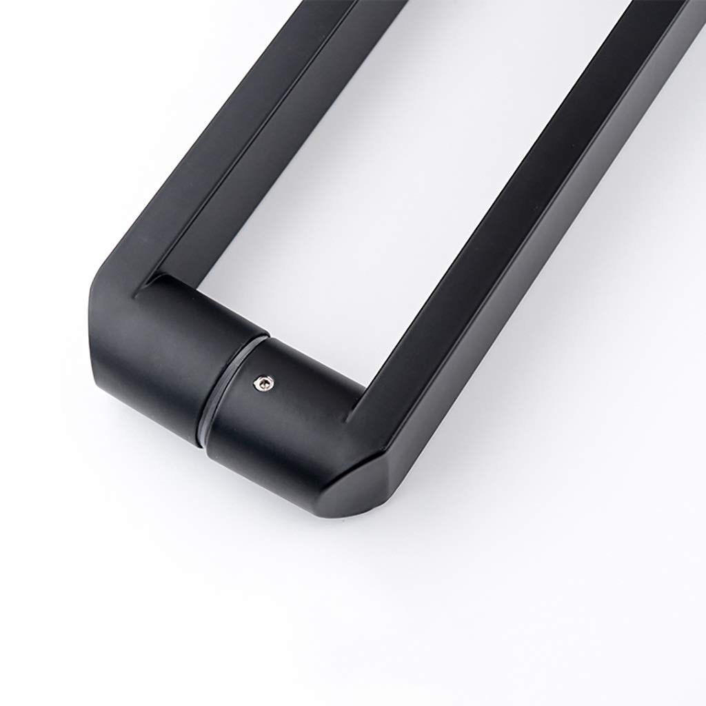 Maniglia per Porta Scorrevole per Porta del Fienile Maniglia per Porta in Vetro con Tubo Quadrato in Acciaio Inossidabile 304, Maniglia per Porta Push-Pull per Ufficio/Maniglia per Porta per