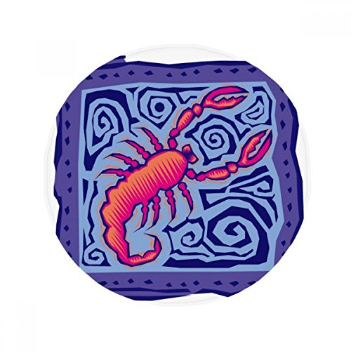 Tapis rond constellation Scorpion mexicain, idée cadeau originale 50cm - 2