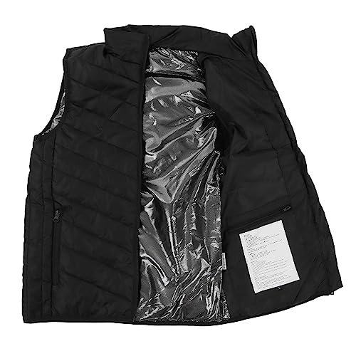 Cocoarm Verwarmd vest voor dames, verwarmd vest voor mannen en vrouwen, met 17-gebiedsverwarming, 3-versnellingen, smart verwarmingsvest, USB-opladen, lichte elektrische bodywarmer, elektrisch vest, S - Afbeelding 6