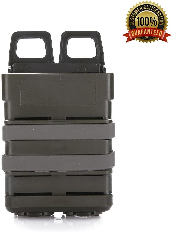 Sharktical 223 Rigid Magazine Pouch for M4 Style Mag, Belt or Molle Version - Green