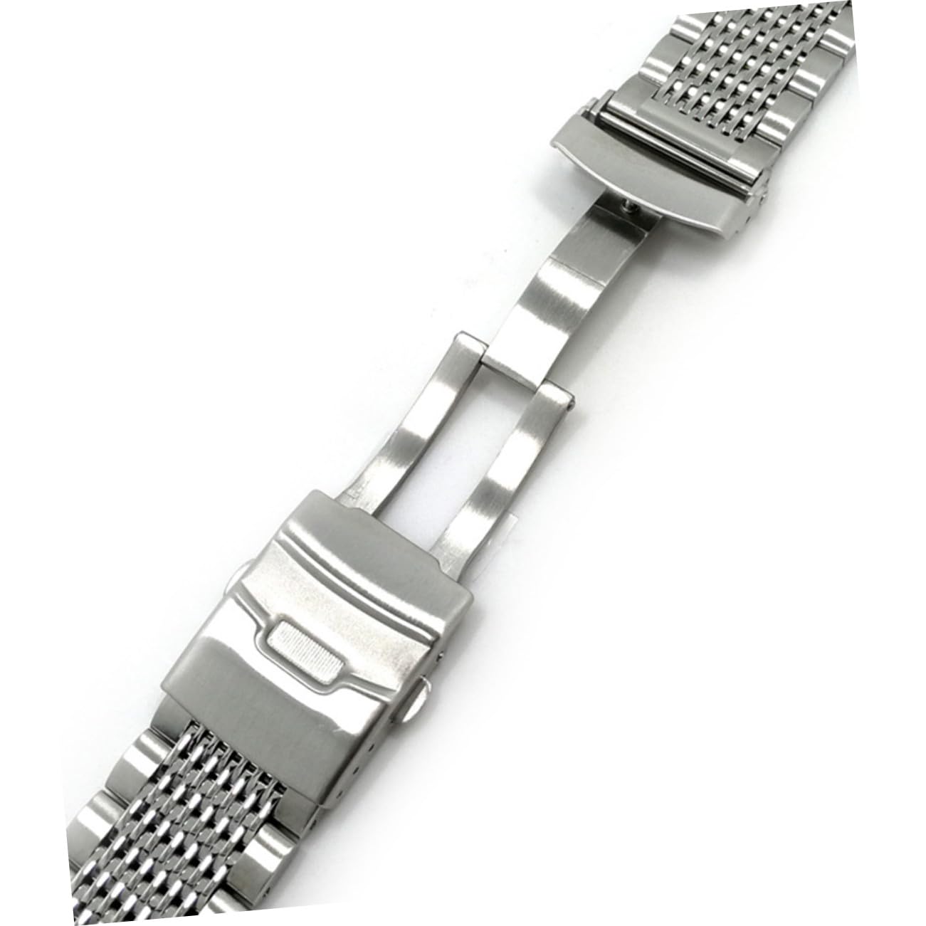Uonlytech Correa de Reloj de Acero Inoxidable, Pulsera Sólida y Elegante para Reloj de 20 Mm